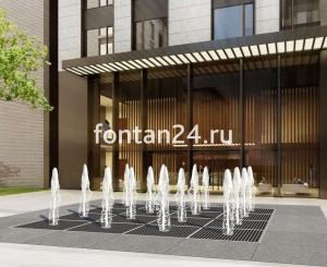 Уличный фонтан "Кубик-Рубик средний" 4x4 м